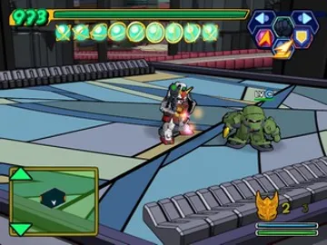 SD Gundam Force - Showdown! screen shot game playing